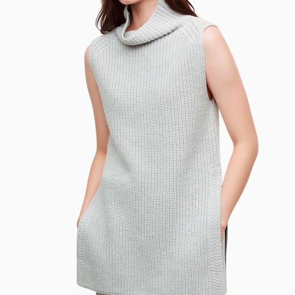 Wilfred Sleeveless Wool Turtleneck - Size Small - Picture 3 of 6
